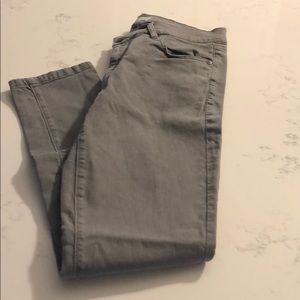 Loft grey ankle jeans